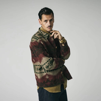 【国内现货】Stevenson Overall Co SOC 印第安提花 夹克外套日产