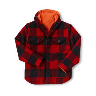 现货】Filson SNOHOMISH防风雨重磅羊毛呢户外多口袋夹克 两面穿