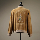 Hand 灯芯绒 夹克衫 Glad 夏威夷风 刺绣