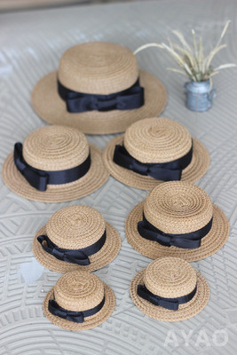 黑色蝴蝶结blythe帽子