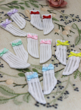 ob11袜子粘土人GSC袜子 小布blythe袜子 holala蝴蝶结袜子ob24