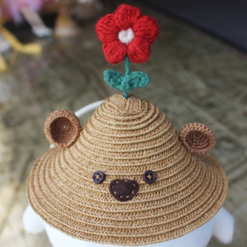 DIYBJD娃用草帽阿瑶手工
