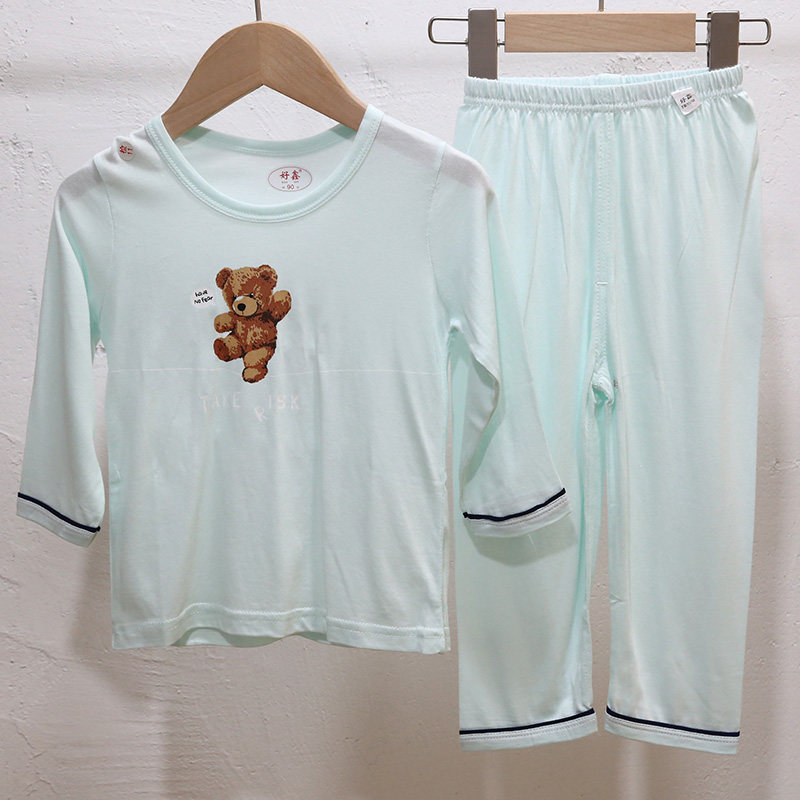 好鑫宝宝空调服儿童睡衣夏季90码