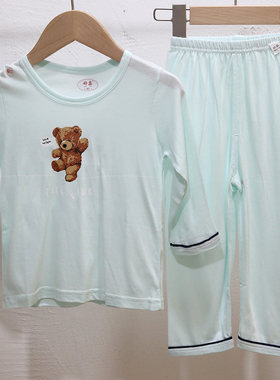 好鑫宝宝空调服儿童睡衣夏季90码