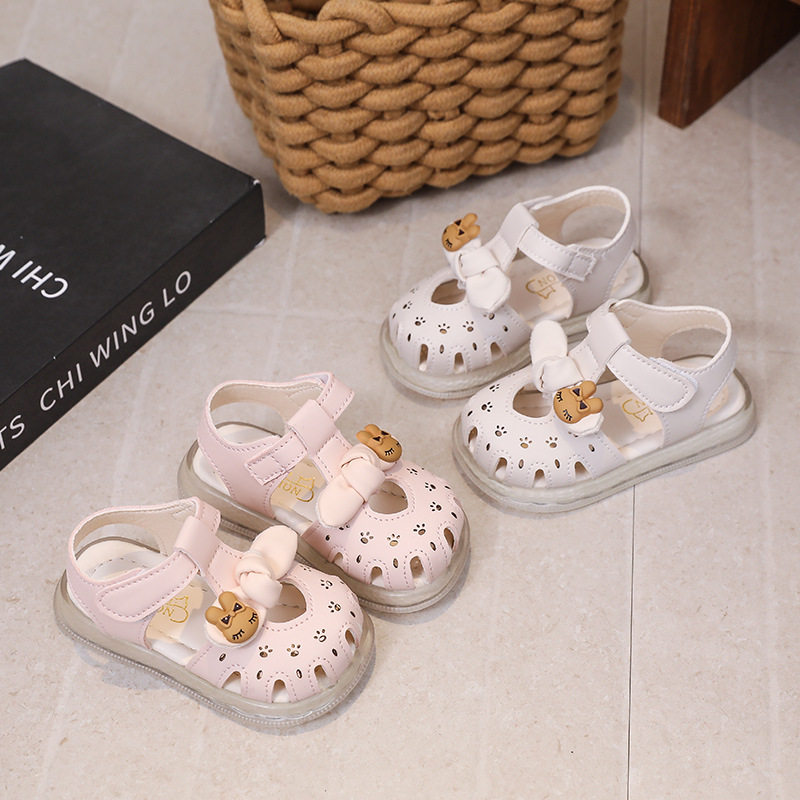 女宝宝凉鞋夏季2026新款婴儿软底学步鞋1-3岁女童公主鞋包头鞋子