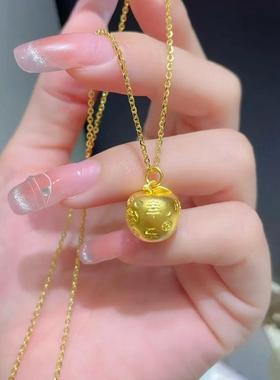 S925纯银平安果项链平安夜礼物