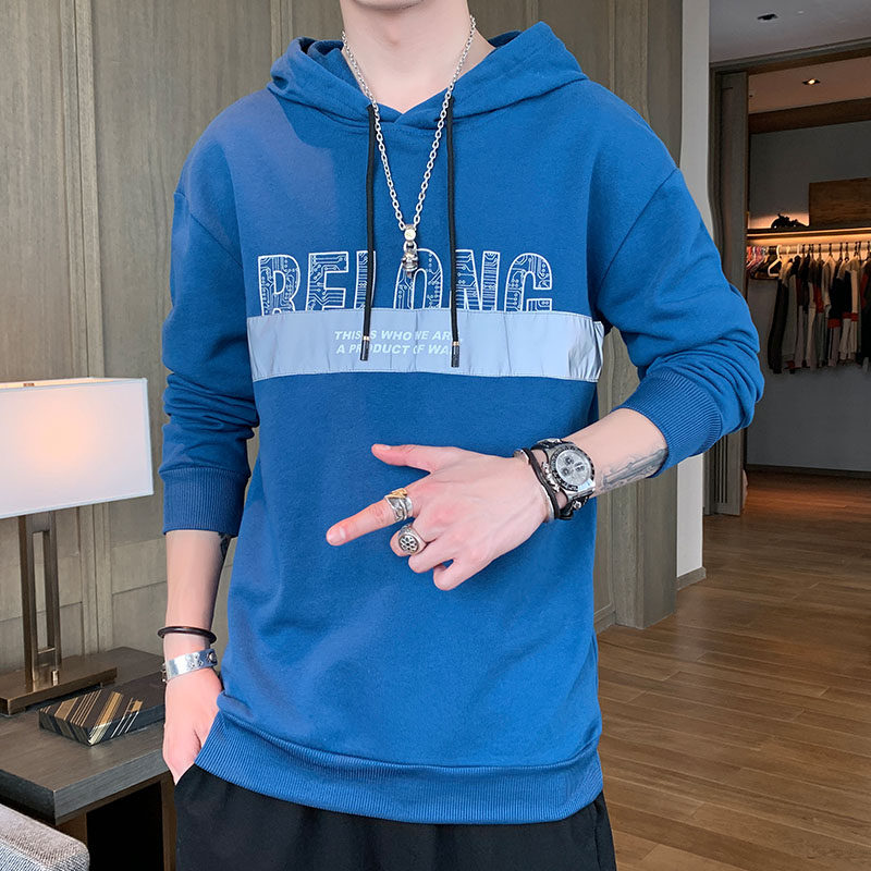 Autumn new style sweater men's trend Korean Pullover Top coat Long Sleeve T-Shirt