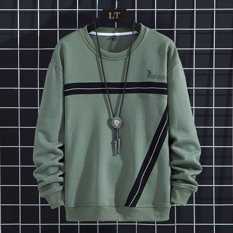 New autumn lazy style loose Pullover crew neck sweater fashion brand personalized print