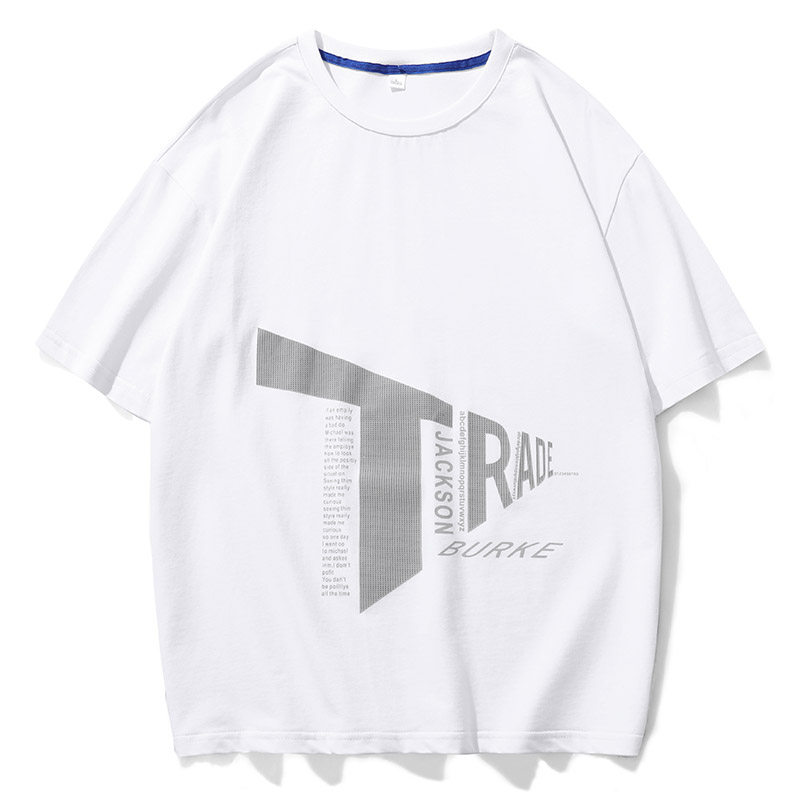 夏季新款日系卡通印花大碼T恤純棉男裝短袖