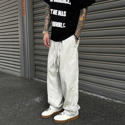 夏日凉感莱赛尔斜纹天丝休闲裤