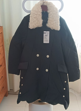 维伊正品羽绒服女中长款冬季宽松显瘦时尚灰鸭绒68C8580W