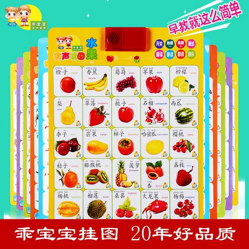 水晶立体识字卡语音玩具有声挂图