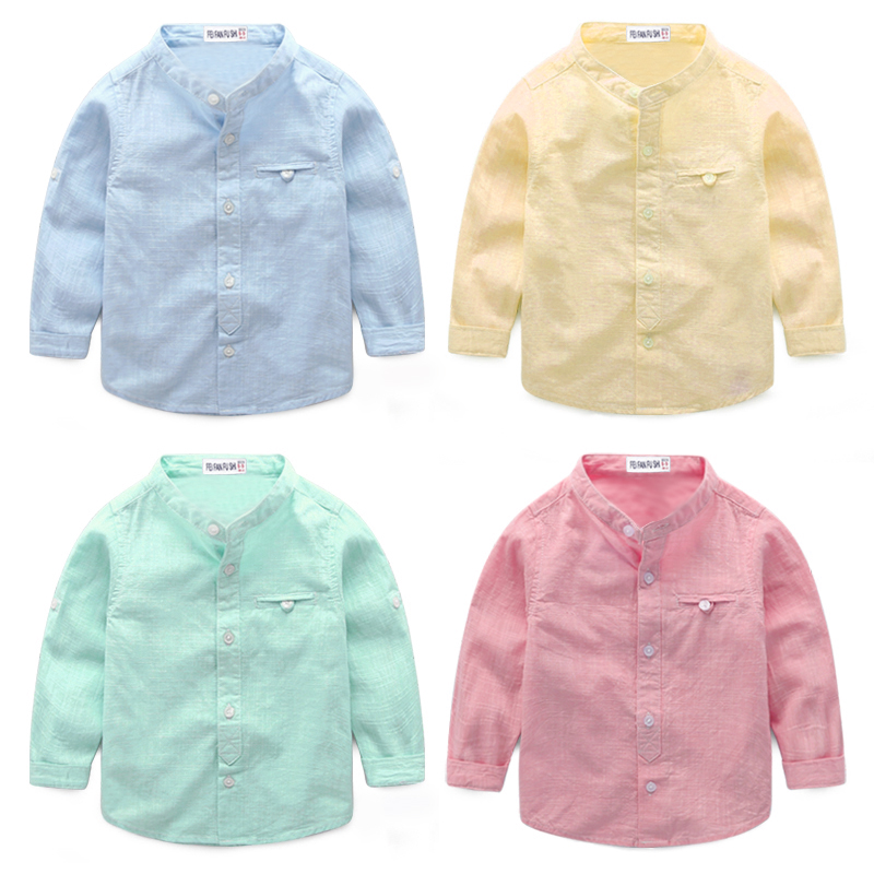 Chemise enfant à manche longue - Ref 2083056 Image 1