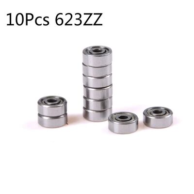 10pcs/lot Ball Bearings 623ZZ 3x10x4mm Part Wheel Miniature