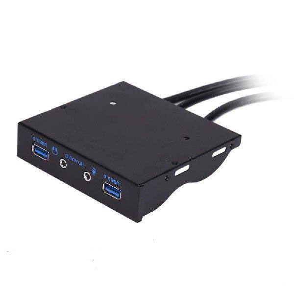 3.5" 20Pin to 2 USB 3.0 Port HUB + HD Audio PC Floppy