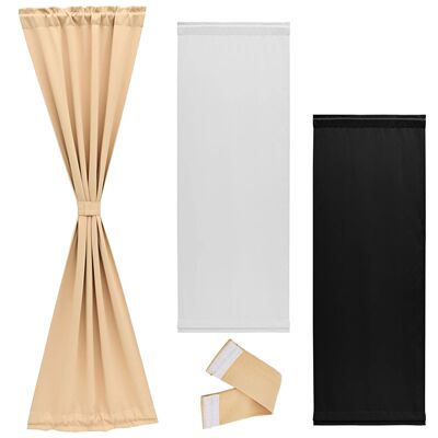 Blackout French Door Curtain Polyester 1 Panel Sidelight