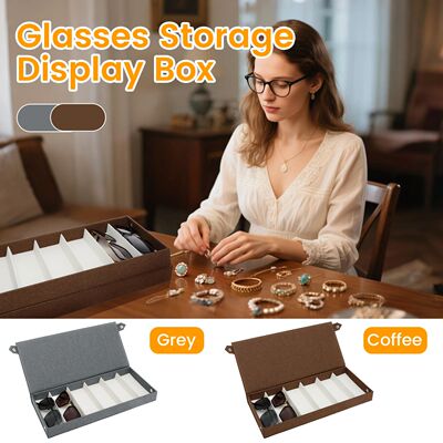 Sunglasses Storage Organizer 6 Slots Oxford Cloth Glasses