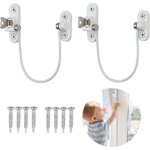 Window Restrictor Locks, 2Pcs Professional Window