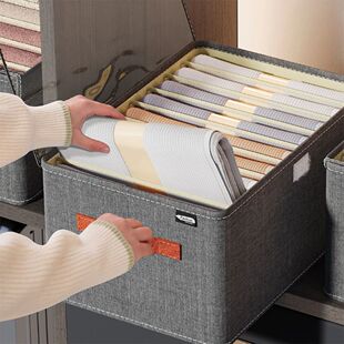 Box Clothes Pants Storage Organizer Thicken