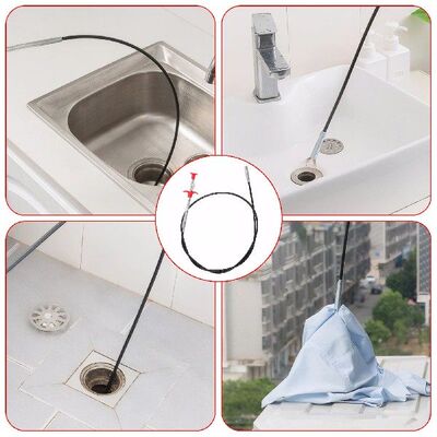 Pipe Dredging Tool Multifunction Bendable Drain Auger Wear