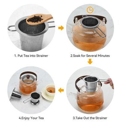 Industrial Tools Stainless Steel Tea Infuser with Double