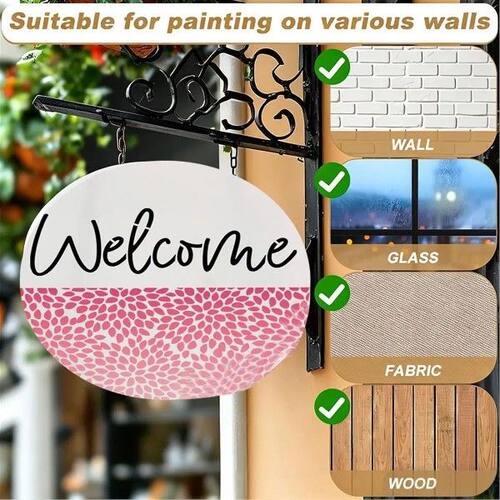 Utility Design Welcome Stencils for ting on Wood 12