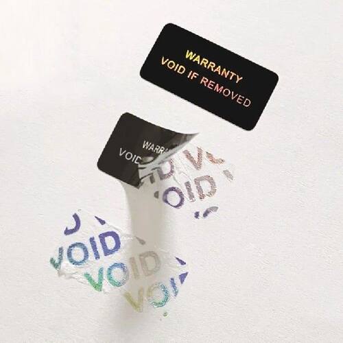 100Pcs Warranty Protection Sticker Security Seal Brittle