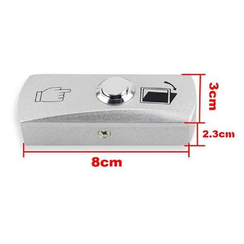 Stainless Steel Door Button with Narrow Frame for Surface