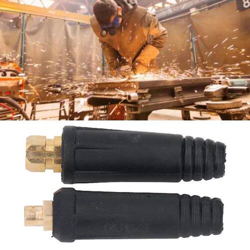 Welding Cable Connector High Hardness Oil Proof 1 Pair