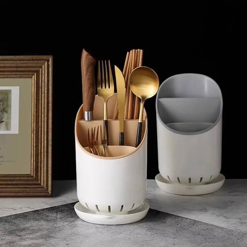 Space Saving Tableware Storage Rack New Drainage Hole with