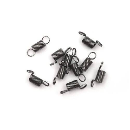 【10PCS 15mm Stainless Steel Small Tension Spring With Hook