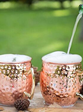 500ML Drinking Cup Champagne Stainless Steel Copper Plated