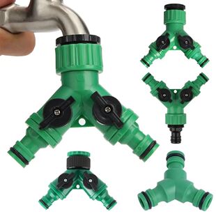 Valve Universal Water Splitter shaped Hose Garden Way