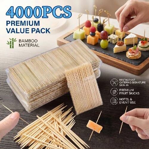 4000PCS Home Teeth Disposable Double Headed Toothpicks