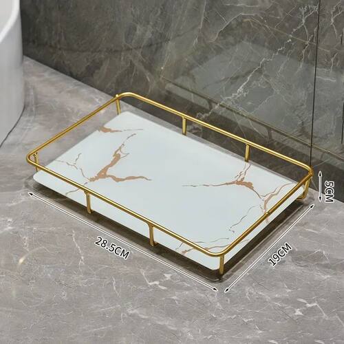 Light Luxury Style Bathroom Toilet Washbasin Cosmetic Box