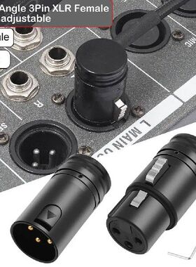 Male To Male/Female To Female Compact XLR Microphone Solder