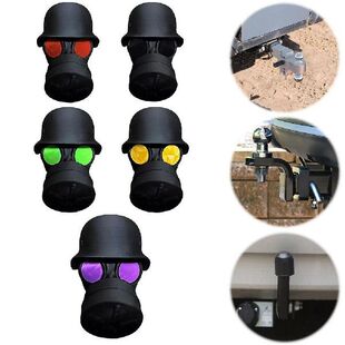 Trailer Hitch Cover Car Dust Plug Cover Hook with Helmet