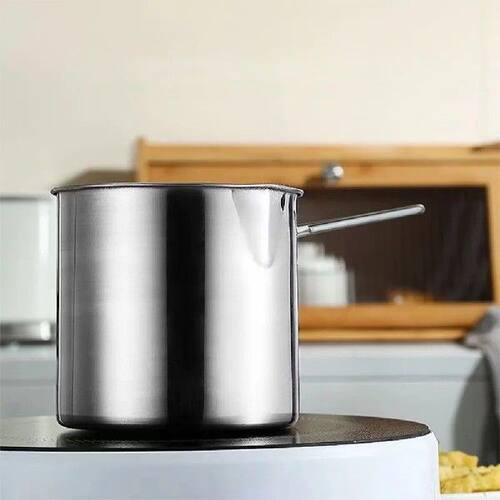 Kitchen Fryer with Strainer & Food Tongs Stainless Steel