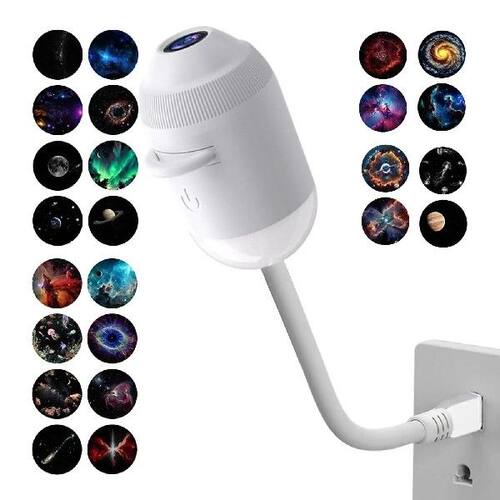 Mini Galaxy Star Projector Two In One Night Light Home