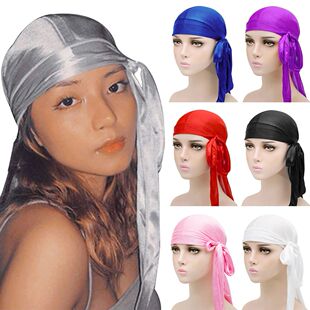 Hair Cap Baotou Durag Simulation Silky Bands Elasticity