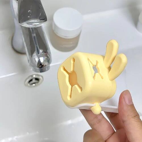 2pcs Cute Bunny Shaped Faucet Extender U-Shaped Water Tap