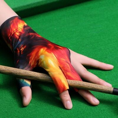New Left Hand Billiards Glove Elastic Non Slip Three