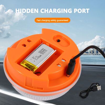 Led Car Emergency Light Flashing Lamp Magnetic Induction