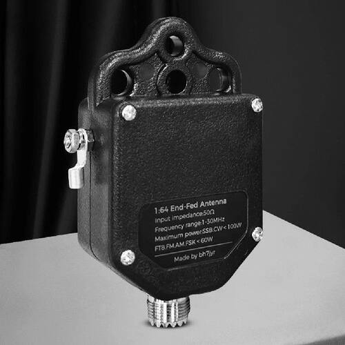 1:64 Balun End Fed Antenna 4-Band 8-Band Portable 1MHz To