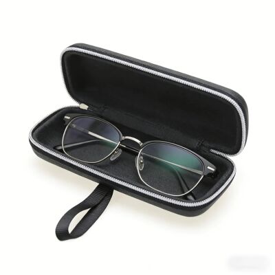 1PC Sunglasses Case Cover With Lanyard Zipper Women Men