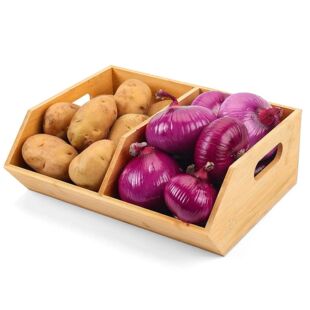 Bins Storage Pantry Fruit Kitchen Vegetable For Stackable