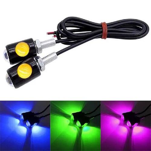 2PCS Motorcycle LED Eagle Eye Light Turn Signal Indicator
