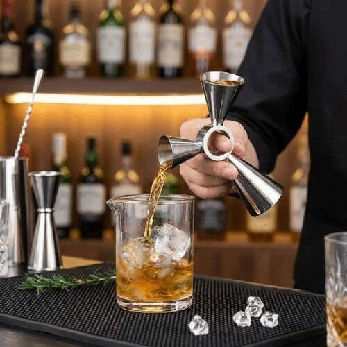 Multi-Capacity 3-Ended Measuring Cup Stainless Steel