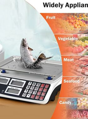 40kg/1g Price Computing Scale with Stainless Steel Plate