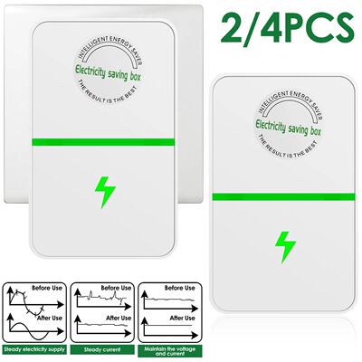 2/4Pcs Power Saver Household Electricity Reducer Electric